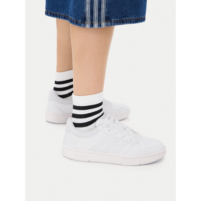 Sneakersy adidas Hoops Classic J KH8913 Biały