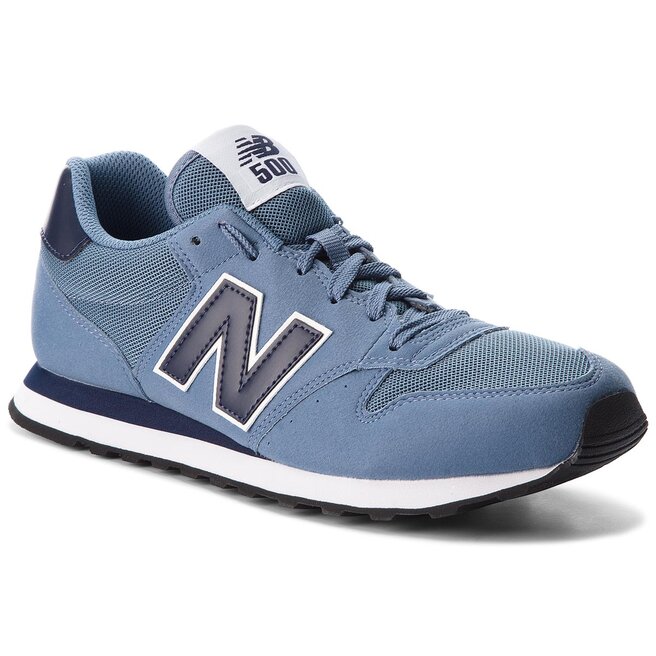 New balance 500 top niebieskie
