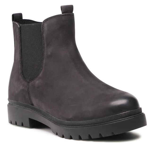 Botine Caprice 9-25455-27 Black Nubuc 008