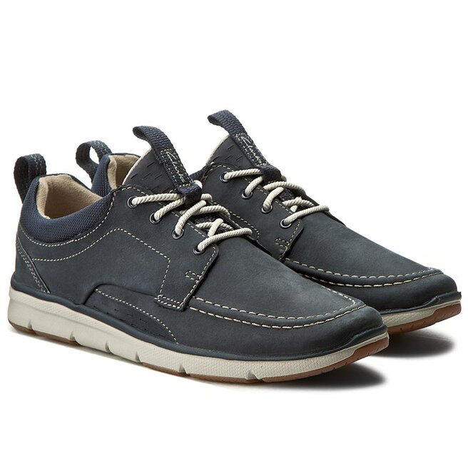 P buty Clarks Orson Bay 261236207 Navy Nubuck eobuwie .pl