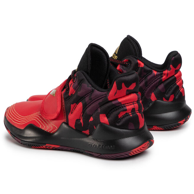 Обувки adidas Deep Threat J FV2276 Scarle/Goldmt/Cblack • Www.obuvki.bg
