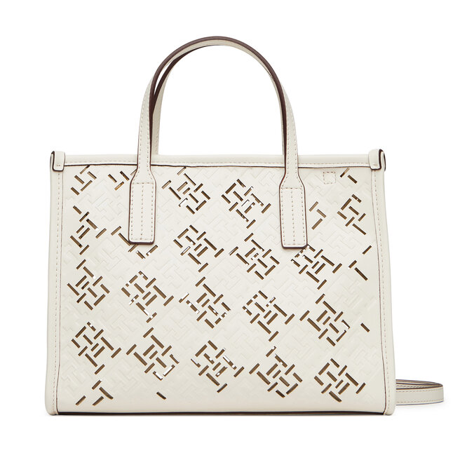Torebka Tommy Hilfiger Th City Mini - Écru