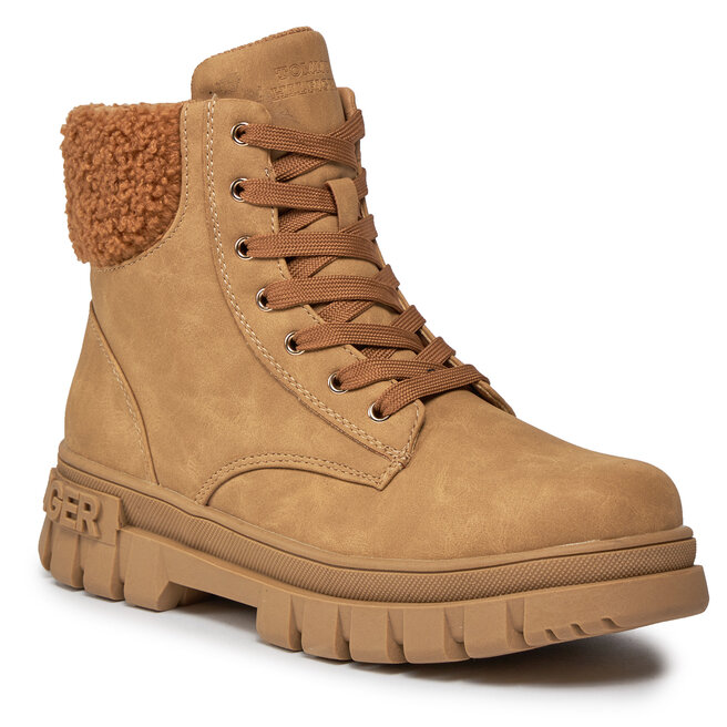 Trappers Tommy Hilfiger T3A5 33053 1628582 S Cognac 582 epantofi.ro