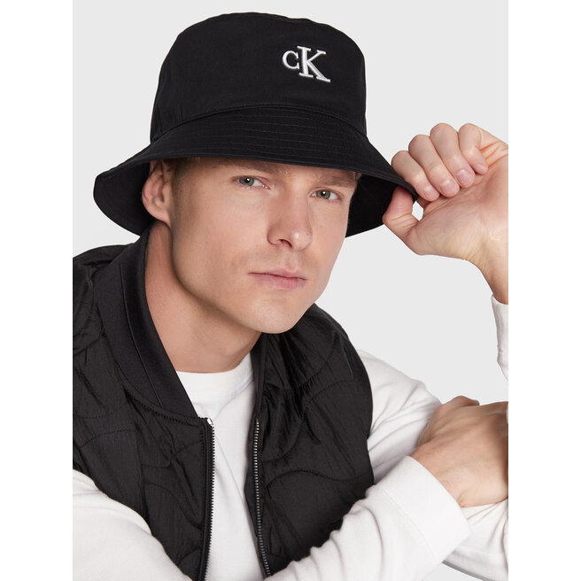 Bucket Hat Calvin Klein Jeans Essential K50K510185 Black BDS BDS imagine noua