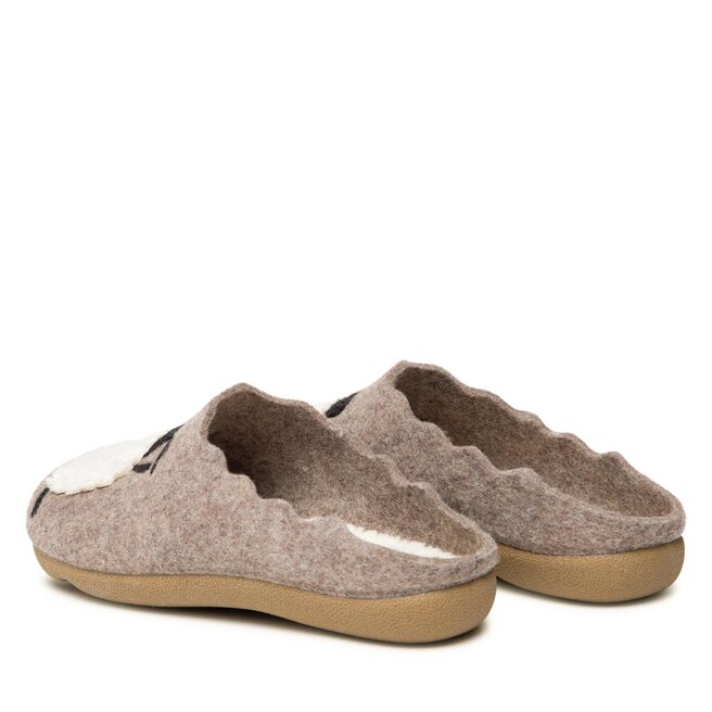 Kapcie Manitu 320088 08 Brązowy eobuwie com pl