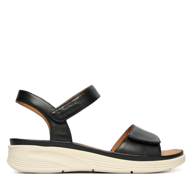 Sandały Josef Seibel Sevran 01 76401 Czarny - kobiece
