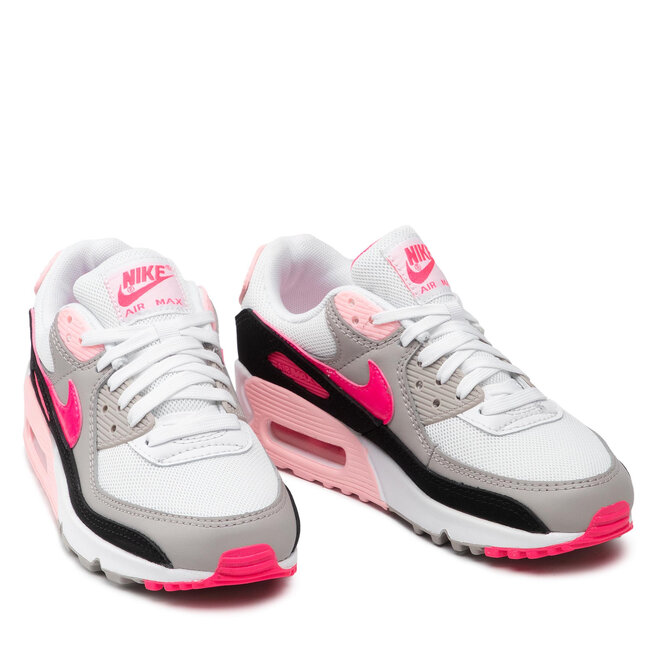 pink black and white nike air max 90