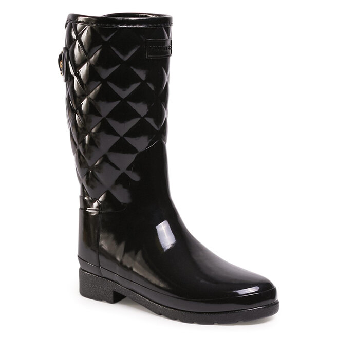 Hunter refined gloss 2025 quilted short boots