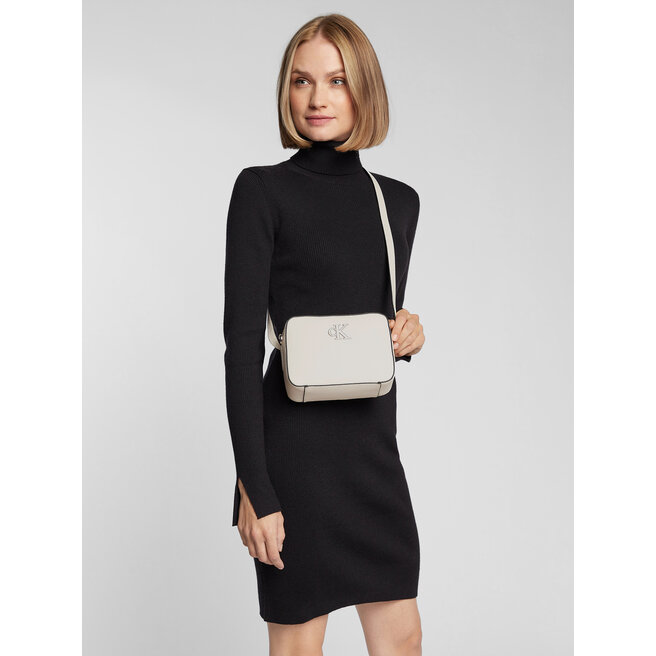Calvin Klein Geantă Calvin Klein Minimal Monogram Camera Bag K60K609290 02W