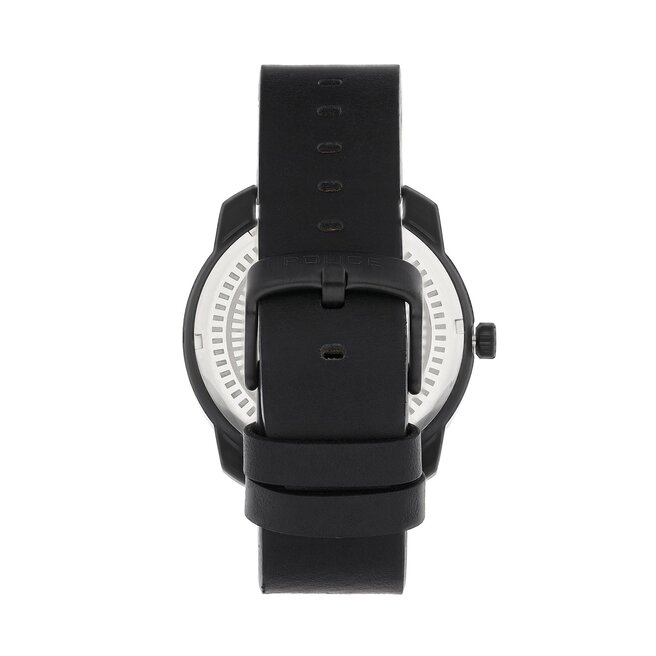 Police Watches Reloj Hombre Bleder 3h Silver Dial Black Strap