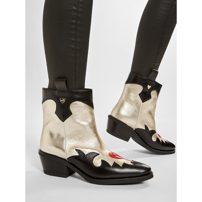 LOVE MOSCHINO Botine LOVE MOSCHINO JA21435G0BJE190A Vit.Ne/Bi