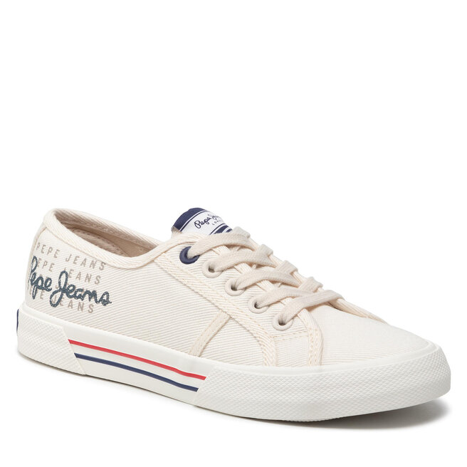 Teniși Pepe Jeans Brady W Logo PLS31288 Factory White 801