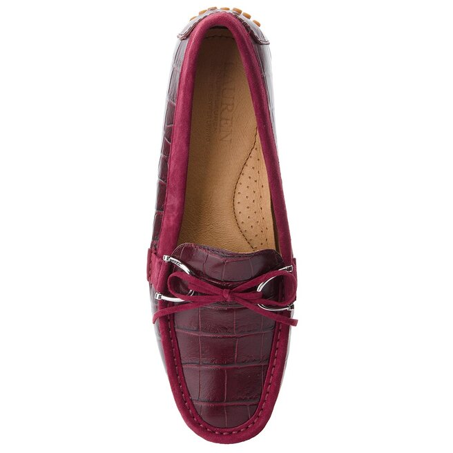 Mokassins Lauren Ralph Lauren Briley II 802710082002 Red eschuhe