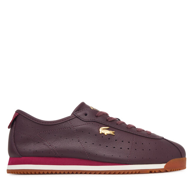 Sneakersy Lacoste Club Low 52SFA0103 Bordowy