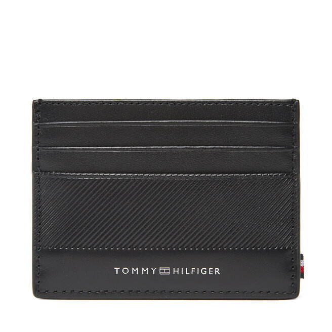 Etui na karty kredytowe Tommy Hilfiger Th Foundation Cc Holder - Czarny