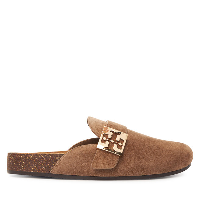 Klapki Tory Burch Mellow Mule - Brązowy