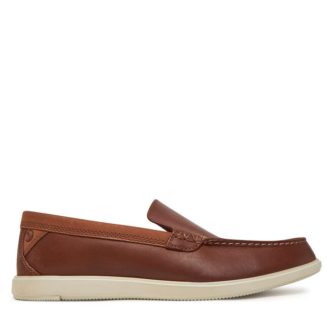 Mokasyny Clarks Bratton Loafer - Brązowy