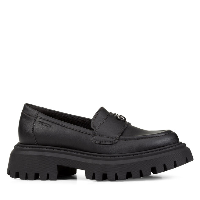 Półbuty Geox J Maquinnens Girl J46M6E 000BC - M Czarny