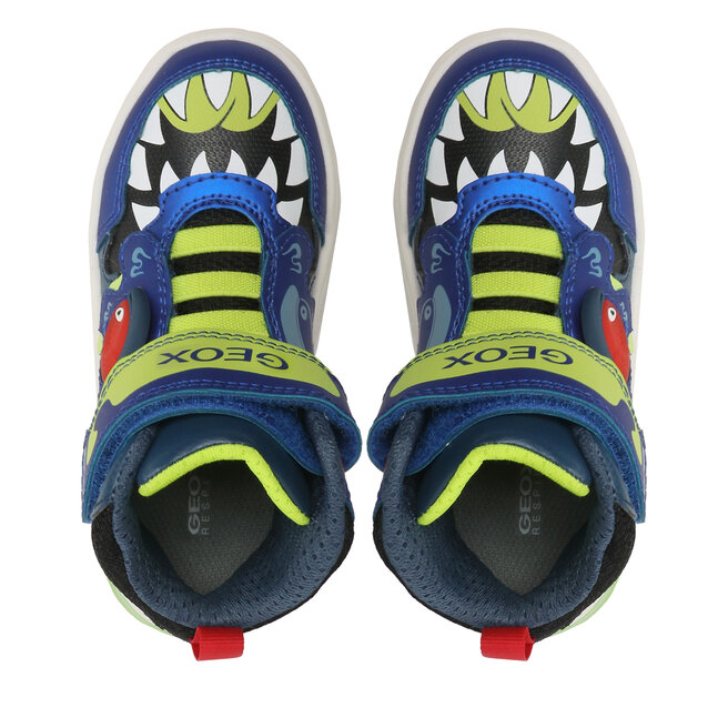 Geox Sneakers Geox J Grayjay Boy J369YA 05011 C4344 S Royal/Lime