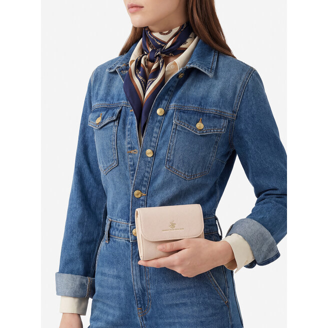 Portfel Beverly Hills Polo Club CWBEO-BHPC-W1-002-SS26 Beżowy -