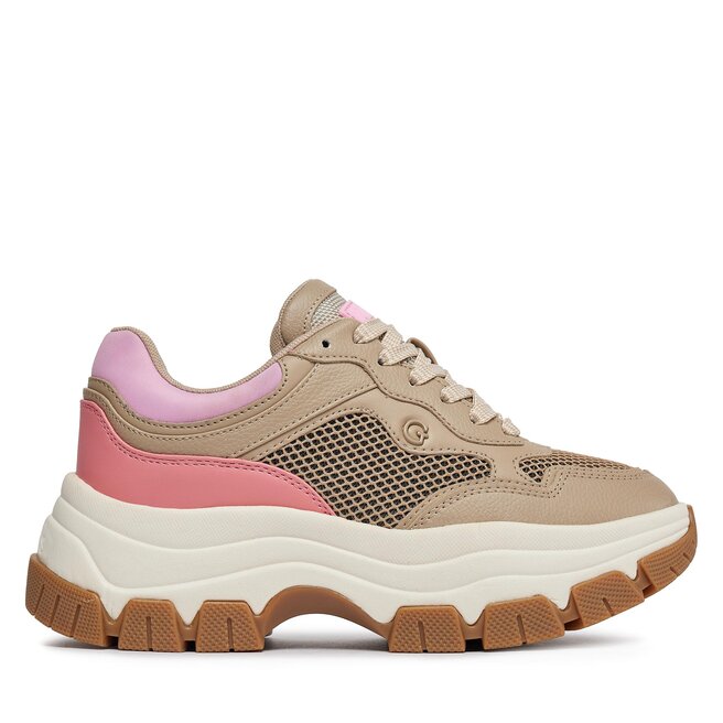 Sneakersy Guess Brecky FLPBRE - Beżowy