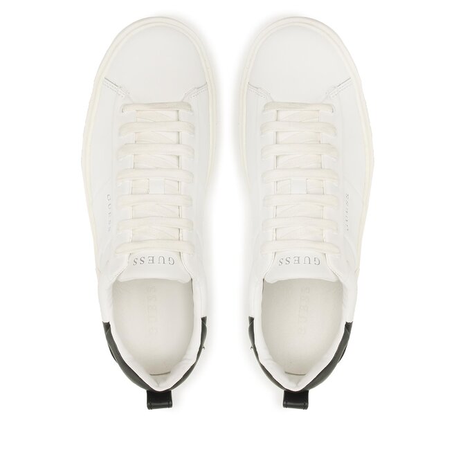 Guess Sneakersy Guess New Vice FM5NVI LEA12 WHBLK