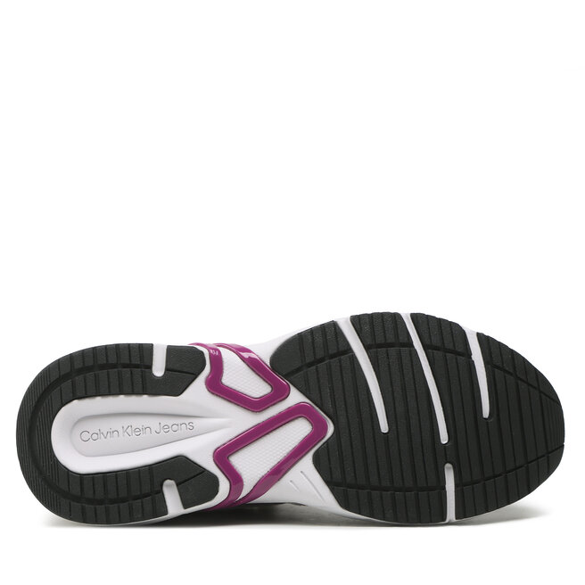 Calvin Klein Jeans Сникърси Calvin Klein Jeans Retro Tennis Su-Mesh W YW0YW00891 Amethyst/Ghost Grey 0KB
