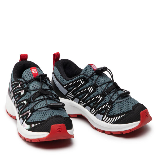Salomon Scarpe Salomon Xa Pro V8 J 416137 09 W0 Stormy Weather/Zen Blue/Goji Berry