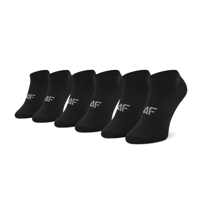 4F 3er-Set niedrige Unisex-Socken 4F H4Z22-SOD302 Schwarz