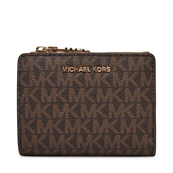 Mały Portfel Damski MICHAEL Michael Kors - Brązowy
