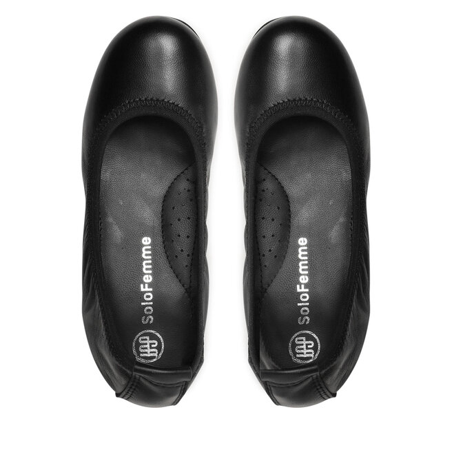 Solo Femme Balerini Solo Femme D0203-01-L14/000-04-00 Czarny