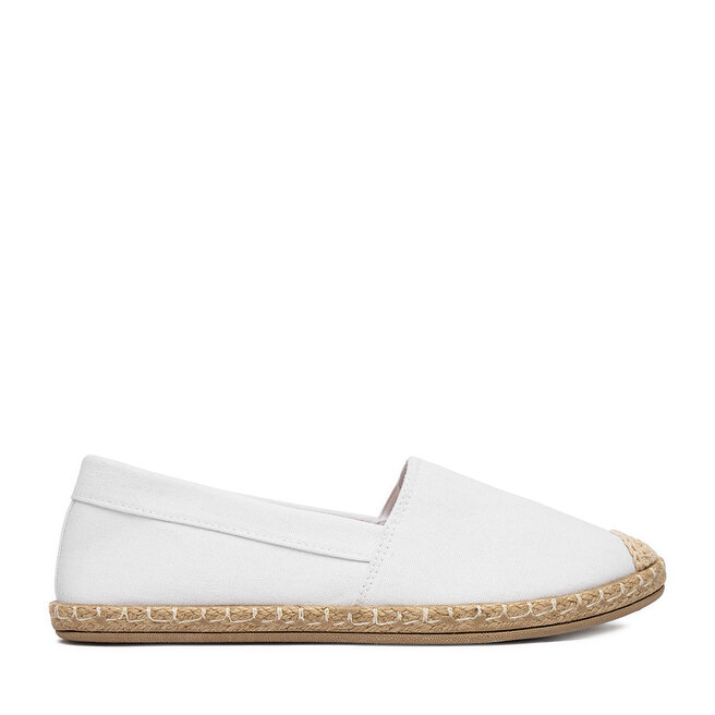 Espadryle JENNY CEO-WSK1609-20 Biały - kobiece