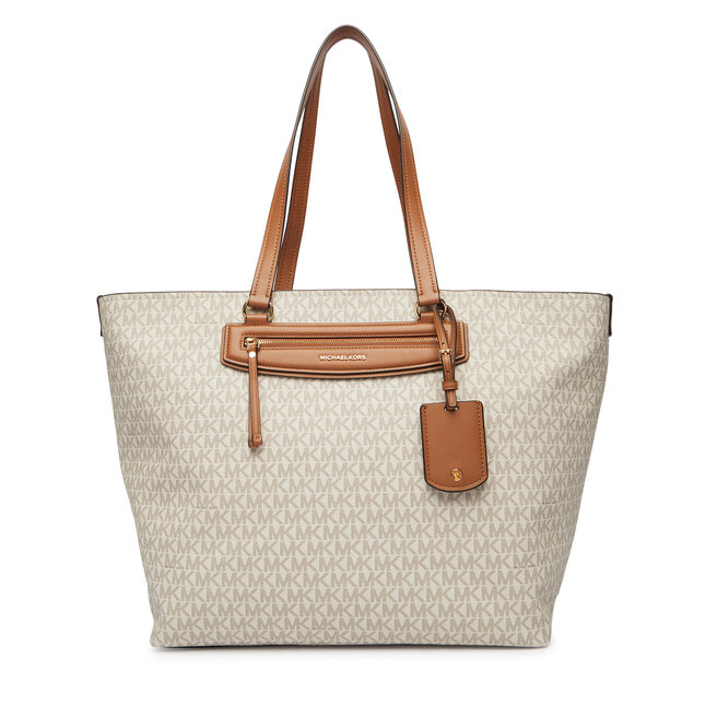 Torebka MICHAEL Michael Kors Jet Set 30S6GTVT4B Écru -