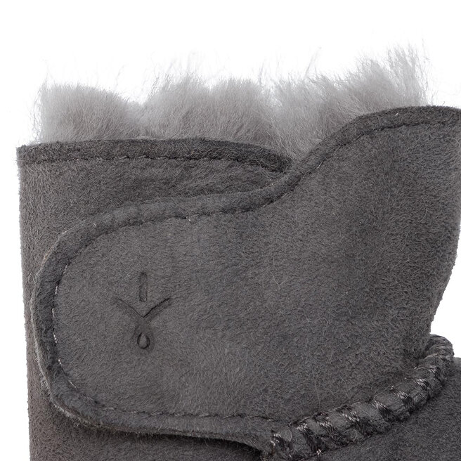 EMU Australia Boty EMU Australia Baby Bootie B10310 Charcoal