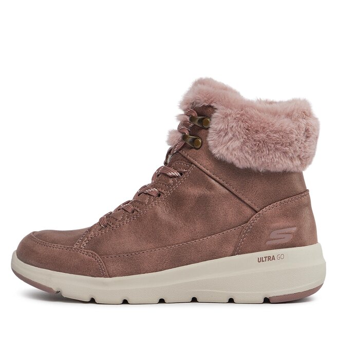 Skechers Botine Skechers Glacial Ultra Cozyly 144178/MVE Purple