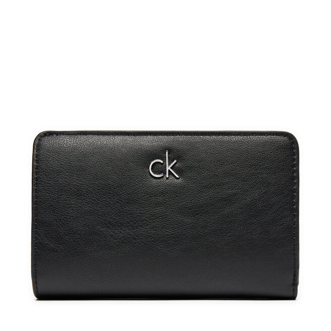 Duży Portfel Damski Calvin Klein Ck Daily Medium Bifold_Pbl - Czarny