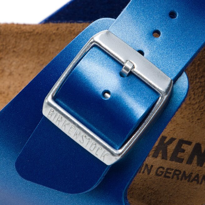 Birkenstock arizona electric metallic sales ocean