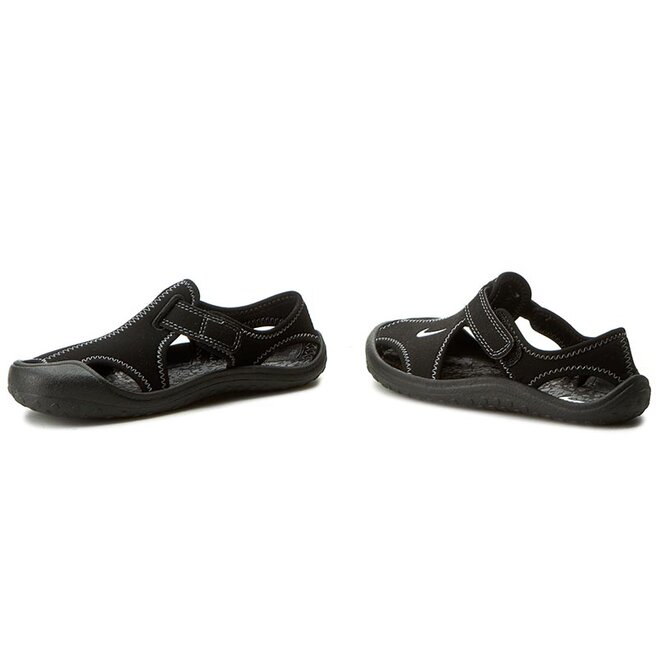 Sandalias Nike Sunray Protect (PS) 344926 Black/White/Dark Grey zapatos.es
