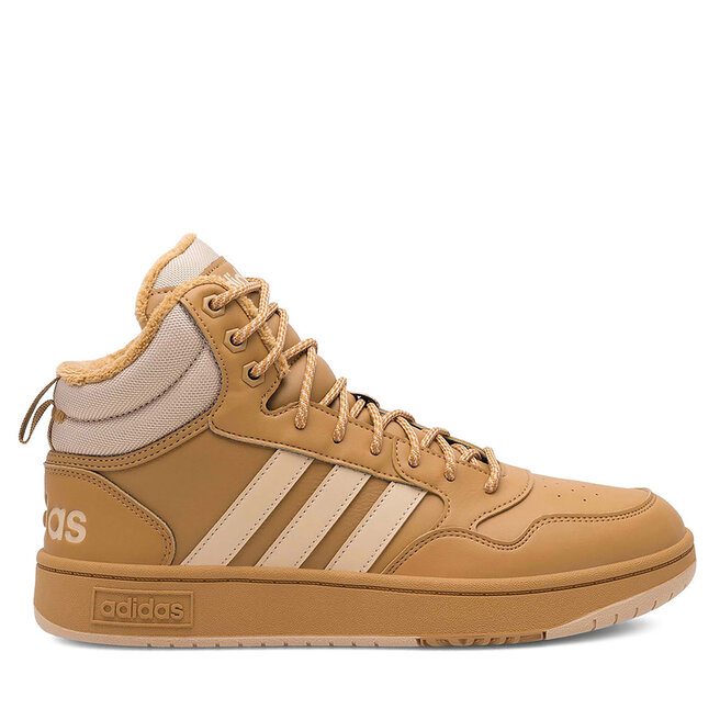 Sneakersy adidas HOOPS 3.0 MID WINTER - Beżowy