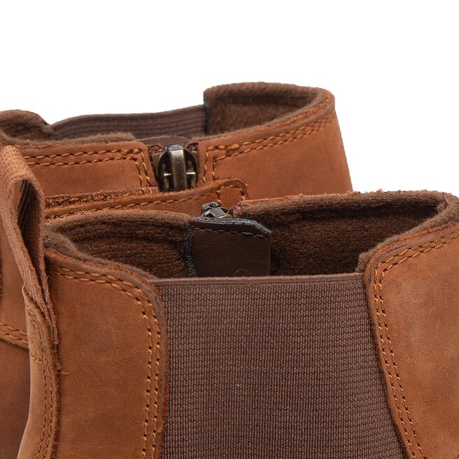 Timberland Bakancs Timberland Courma Kid Chelsea TB0A25T43581 Md Brown Full Grain