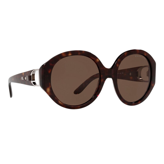 Ochelari de soare Lauren Ralph Lauren 0RL8188Q 500373 Shiny Dark Havana/Brown 0RL8188Q imagine noua