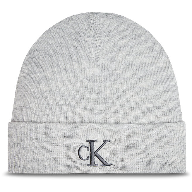 Czapka Calvin Klein Jeans Monogram Embro - Szary