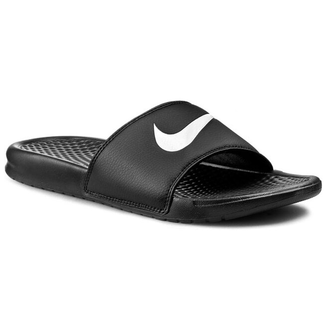 Chanclas Nike Benassi Swoosh 312618 Black/White • Www.zapatos.es