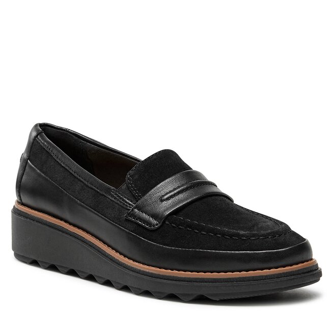 Clarks sharon gracie platform loafers on sale