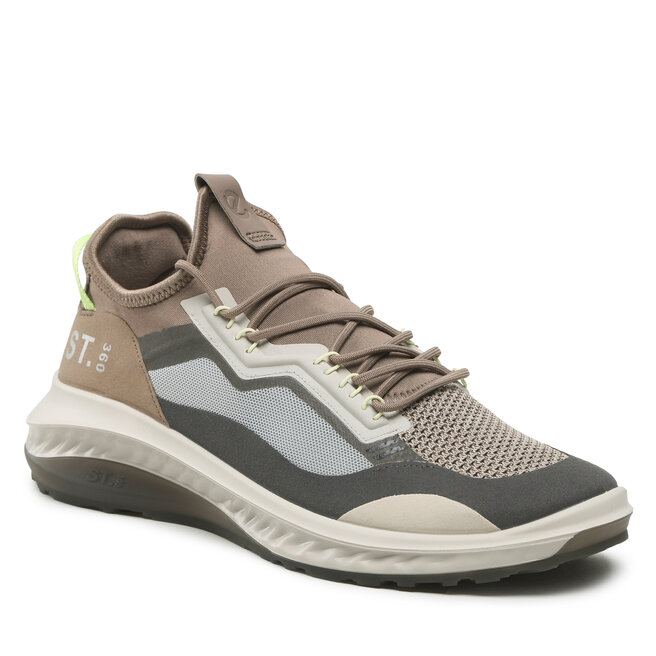 Sneakers ECCO St.360 M 82140460479 Magnet/Taupe/Sunny Lime 82140460479 imagine noua gjx.ro