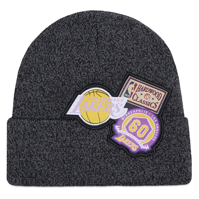 Căciulă Mitchell & Ness Logo Patch HCFK4341 Black Black imagine noua