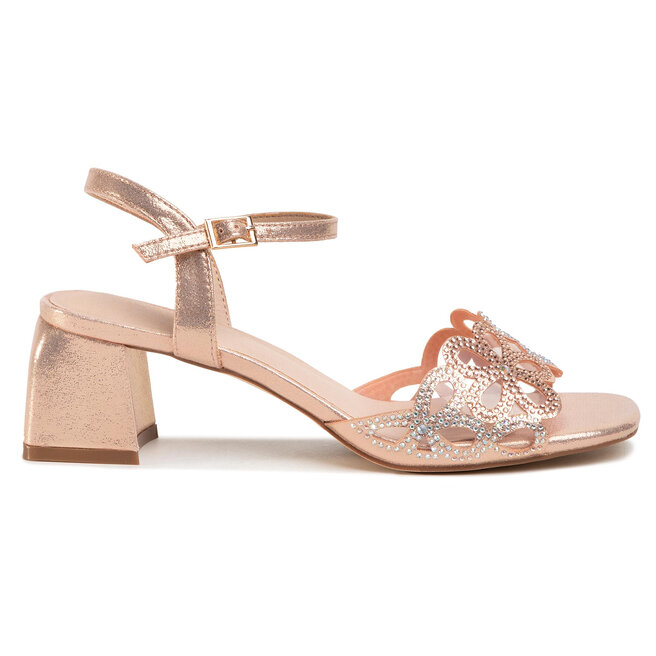 Menbur Sandále Menbur 21249 Rose Gold 0038