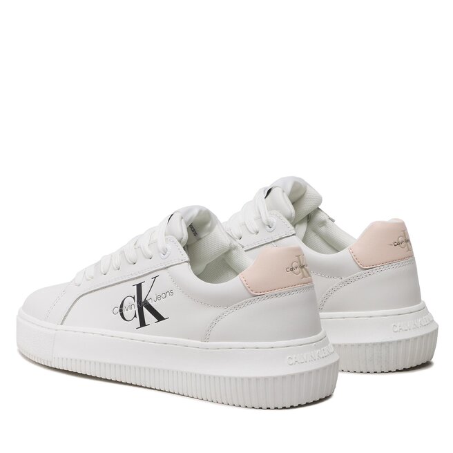 Calvin Klein Jeans Sneakers Calvin Klein Jeans Chunky Cupsole Monologo W YW0YW00823 White/Peach 02T