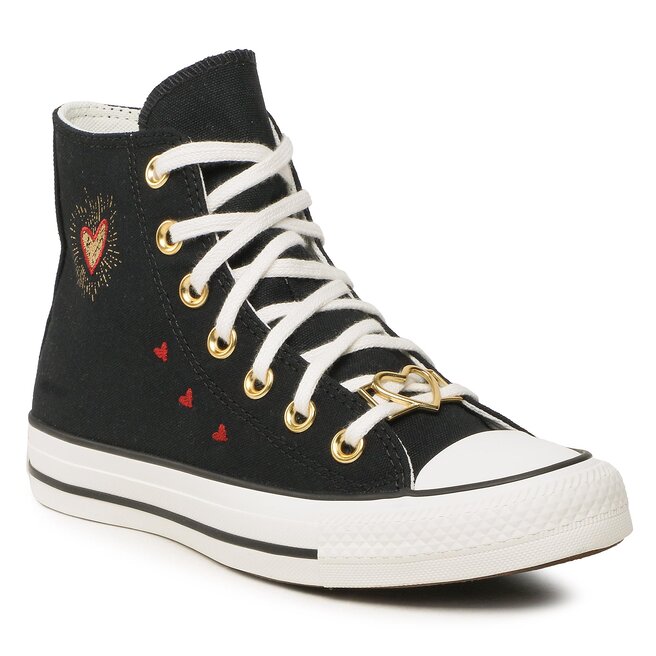 Teniși Converse Ctas Hi A03932C Black/White/Black Alley Black