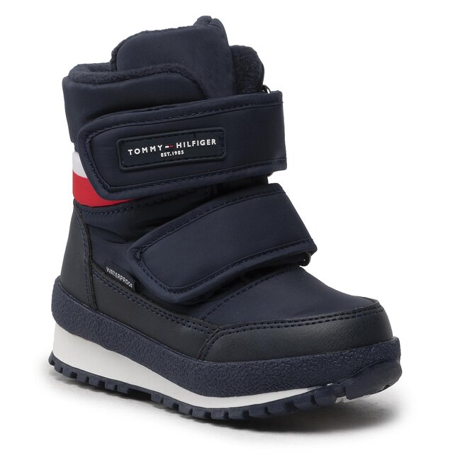 Μπότες Χιονιού Tommy Hilfiger Snow Boot T3B5325451485 Blue RedWhite Y019